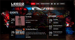 Desktop Screenshot of leedzedutainment.com